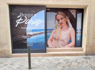 Vinyle vitrine ROUGEGORGE Paris