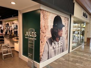 Habillage vitrine JULES