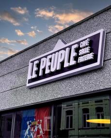 Lettres relief PVC - LE PEUPLE