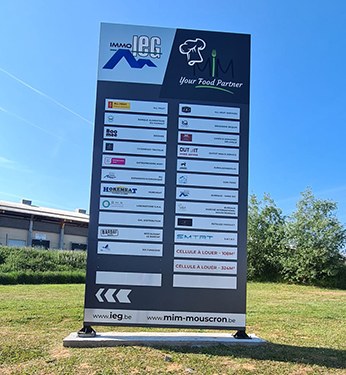 Votre totem publicitaire sur mesure